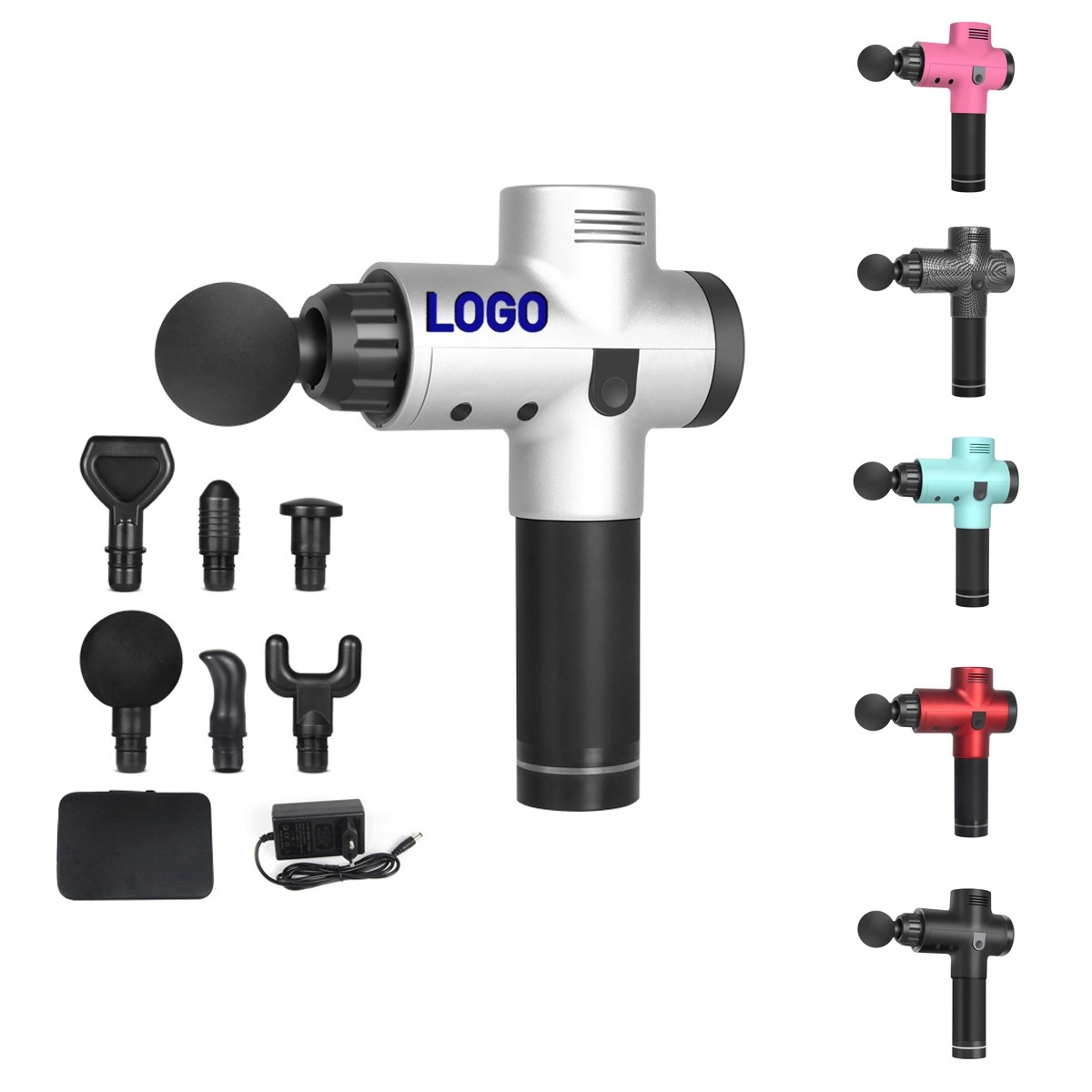 Massage Gun 30 Speeds 6 Heads 2