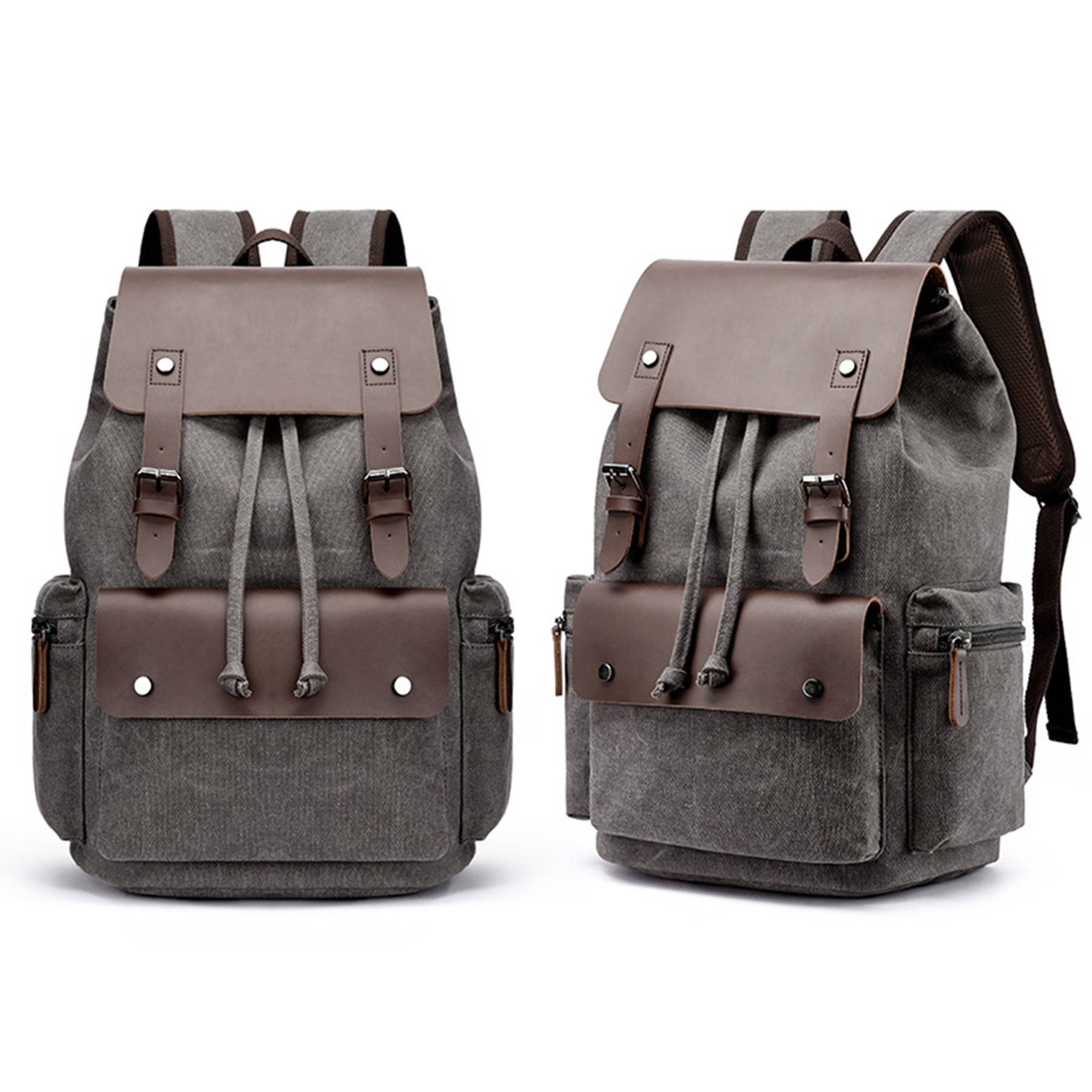 Men's Canvas Vintage travel Laptop Backpack 15