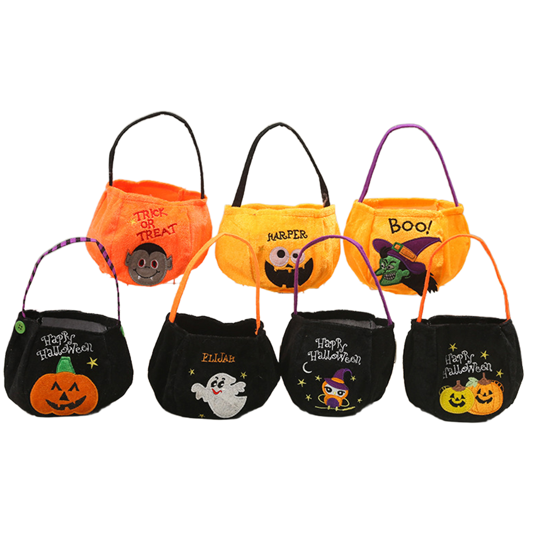 Halloween Baskets Trick or Treat Candy Bags 1