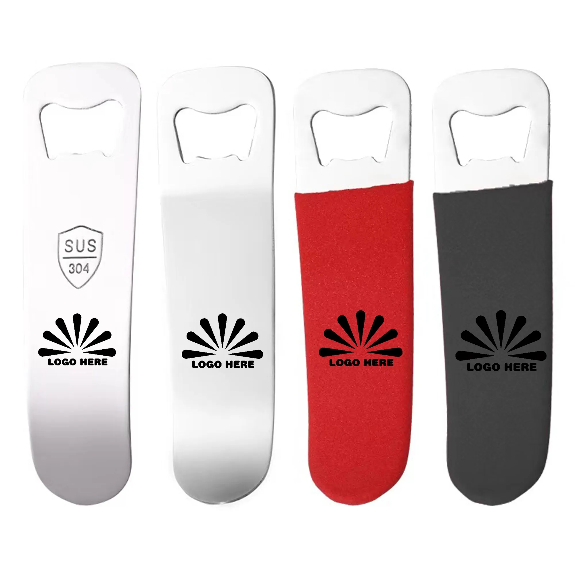 Stainless Steel Beer Bottle Opener With Customizable Logo 2