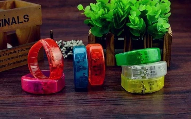 Acoustic Control Led Sports Wristbands Bangle 2