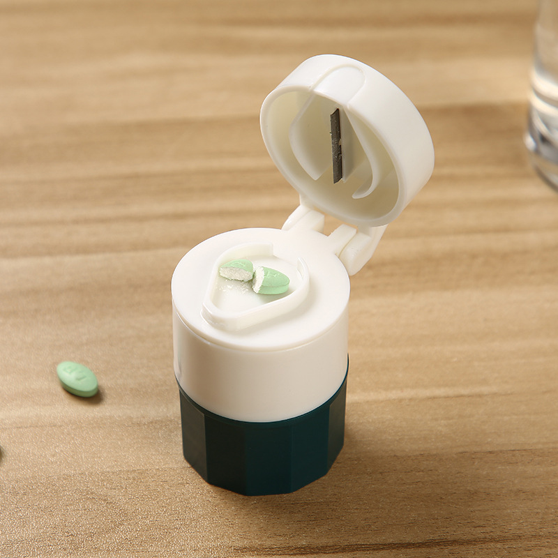 2 in 1 Portable Pill Cutter and Pill Box 7
