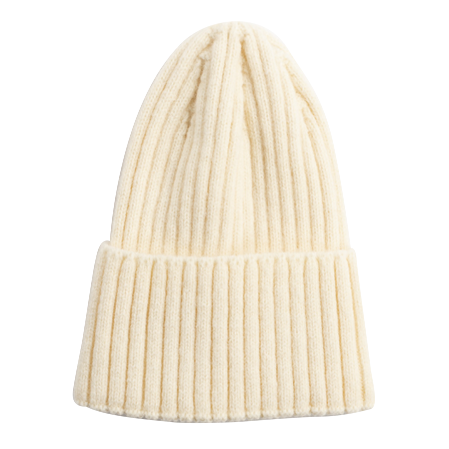 Premium Stock Chunky Ribbed Cuffed Beanie - Acrylic Blend