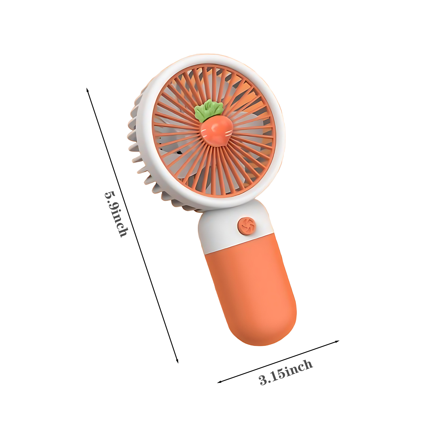 Mini Portable Handheld USB Charging Fruit Electric Fan 6