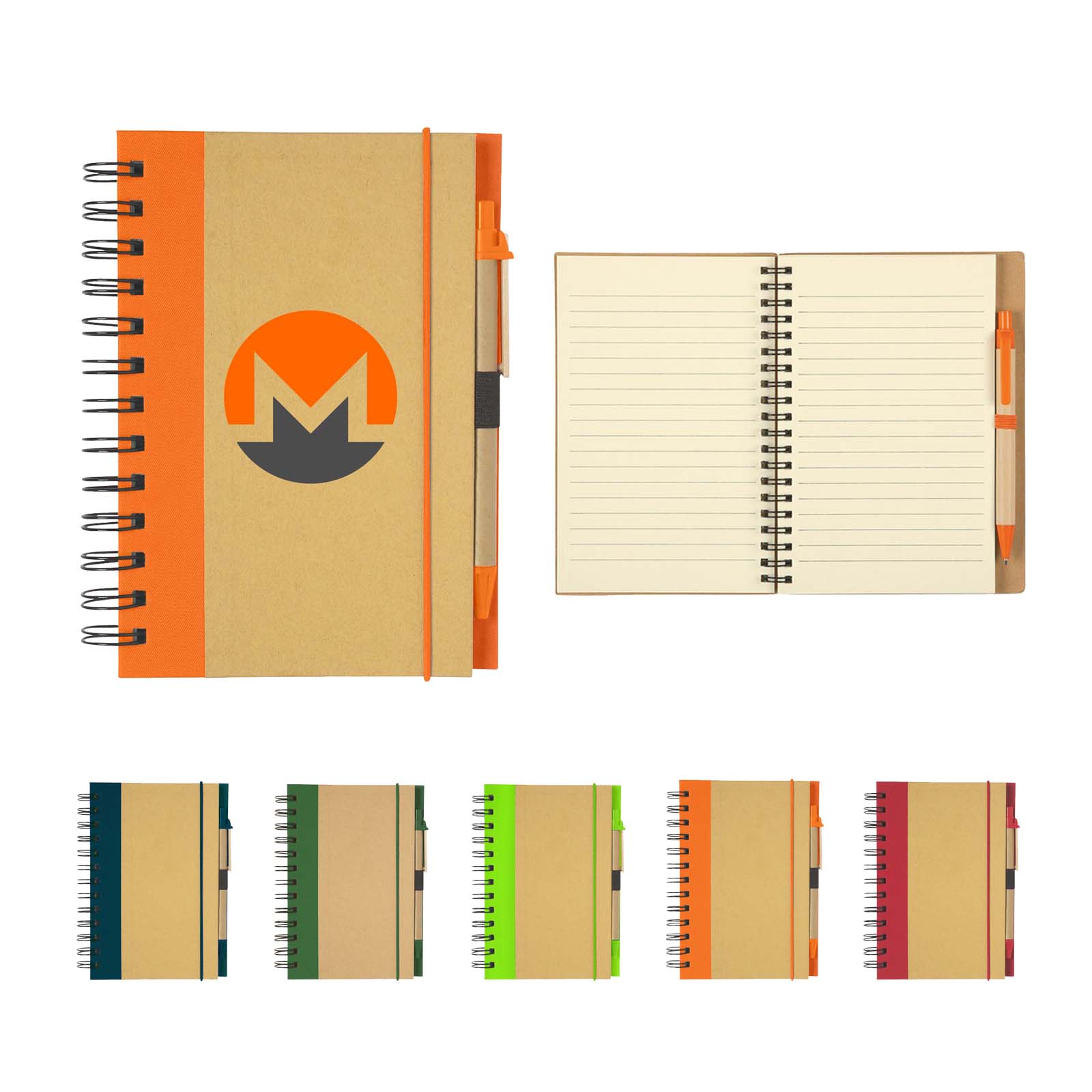 Eco Hardcover Journal & Pen 6