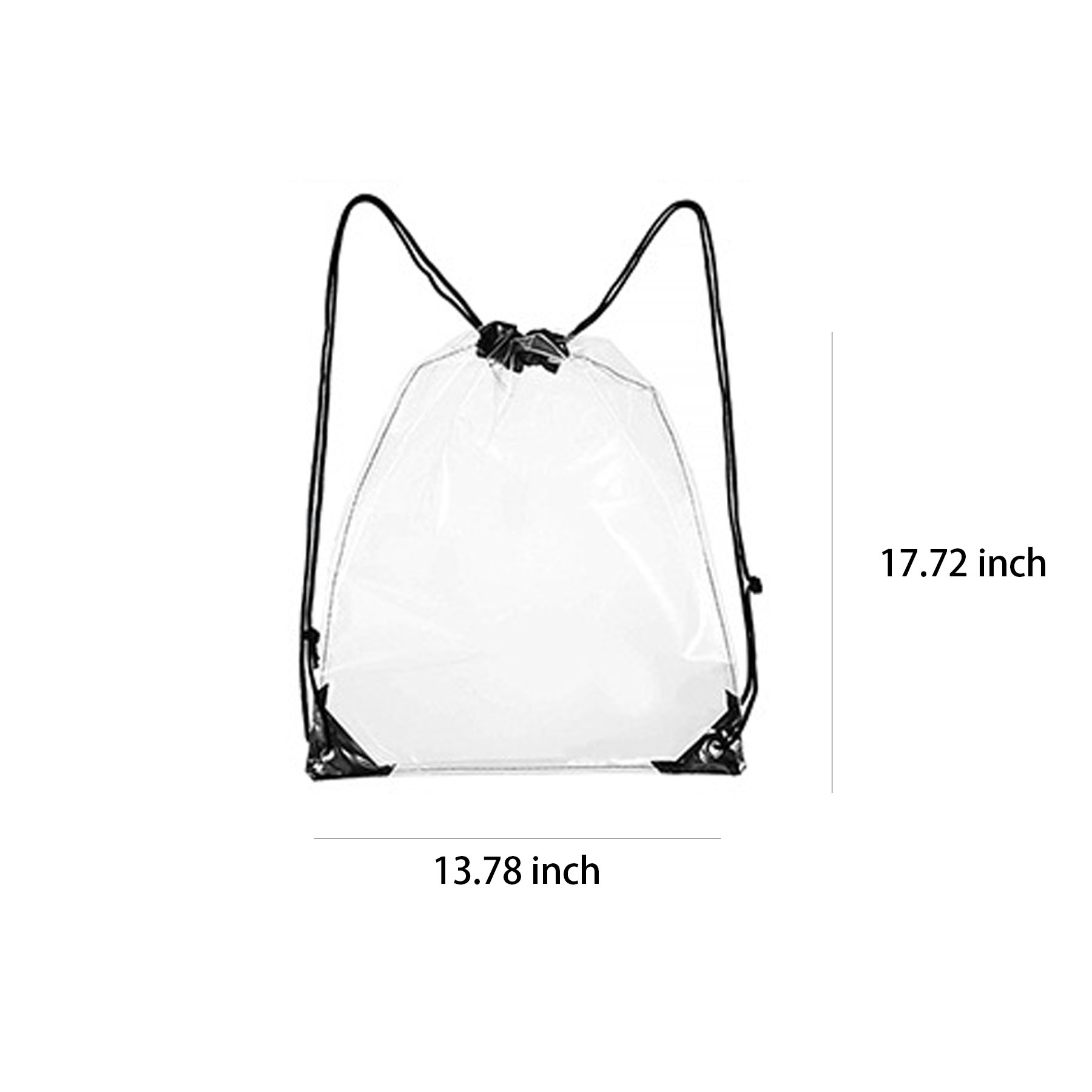 Clear Pvc Drawstring Bag 2