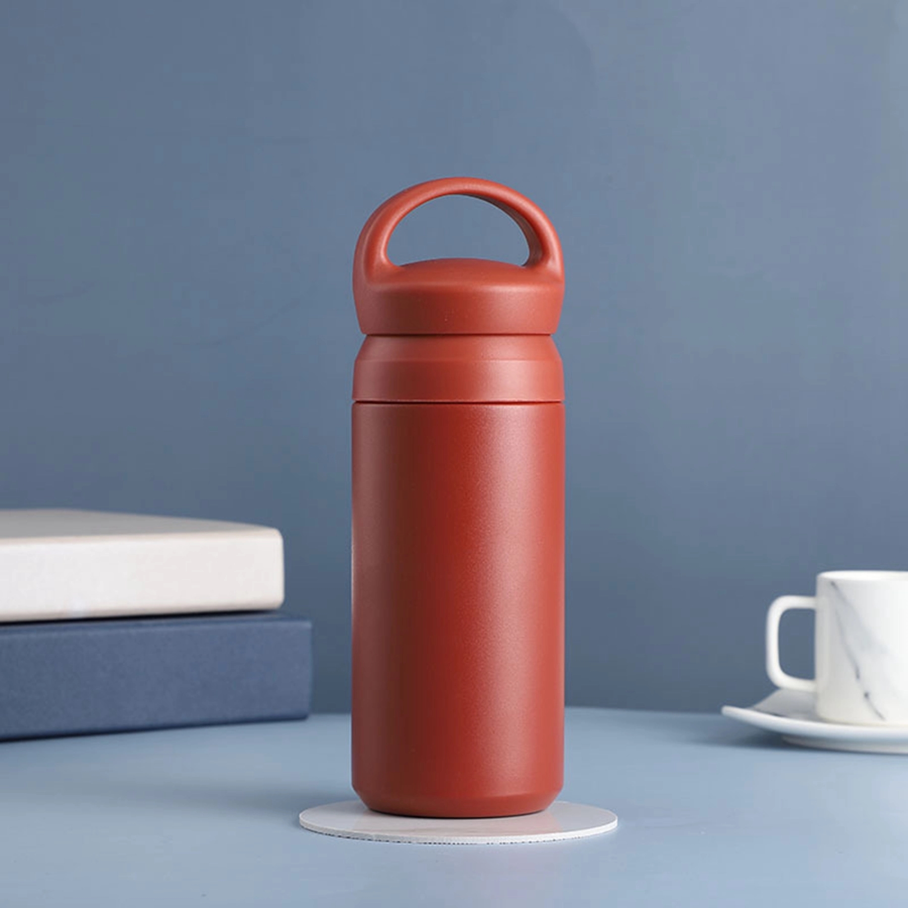 12 oz Double Wall Stainless Steel Vacuum Tumbler with Handle 13