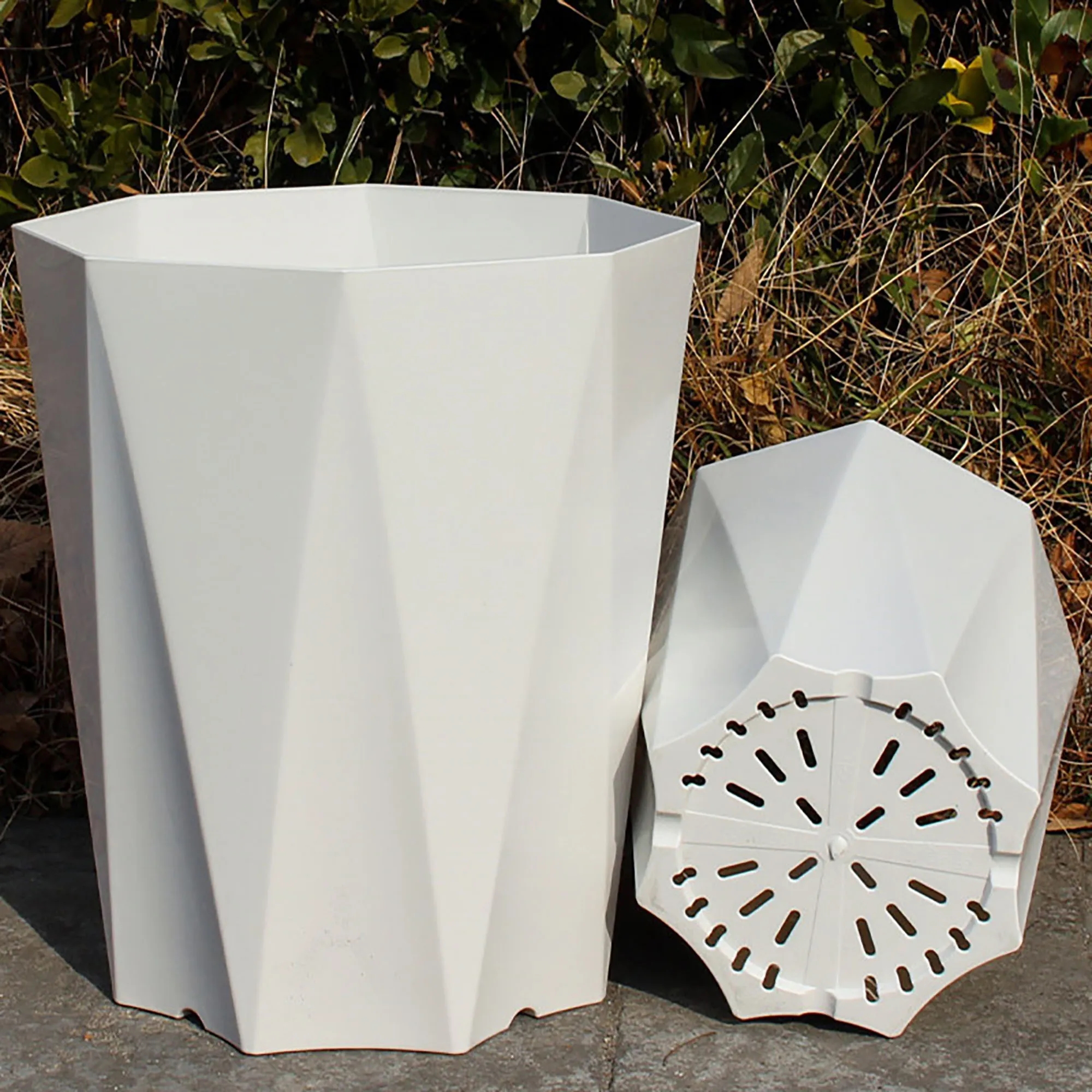 Plastic Flower Pot With Logo For Planting 3