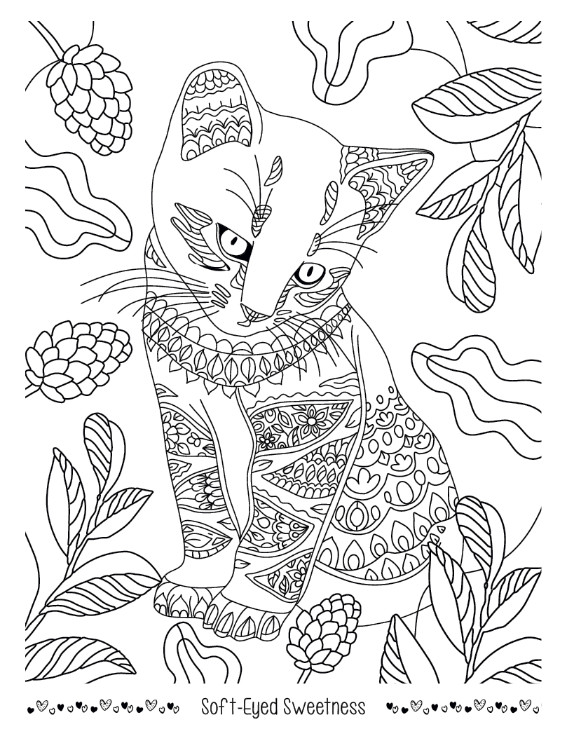 Good Value™ Unwind with Pets Adult Coloring Book 13