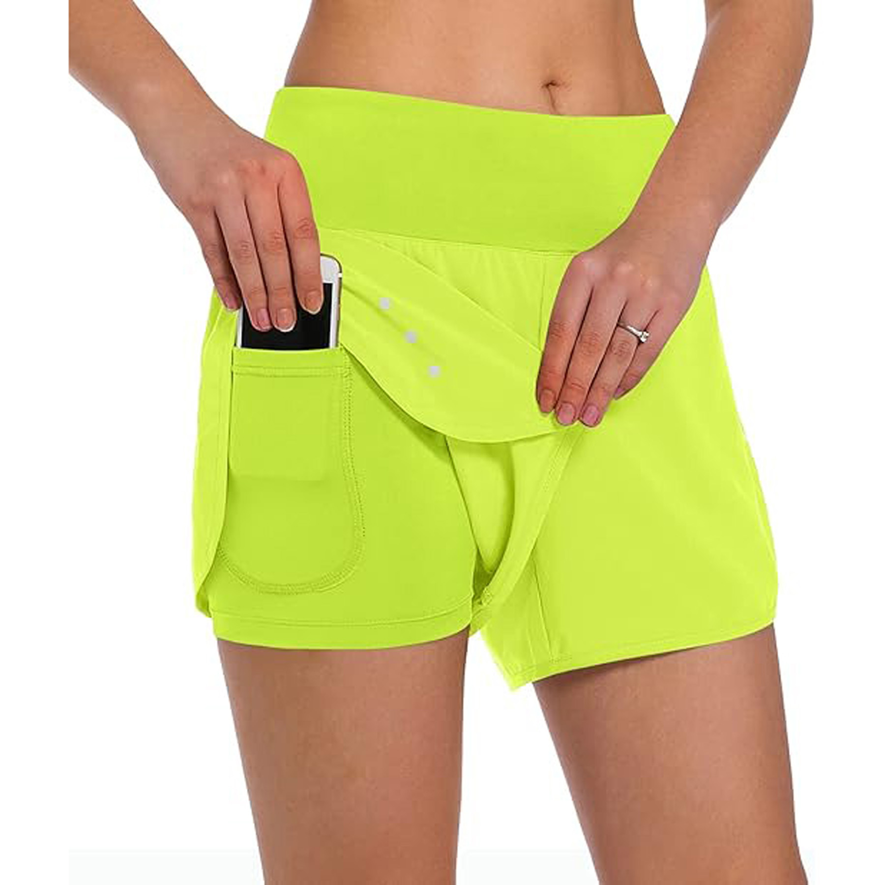 Women's 2 in 1 Running Shorts 11