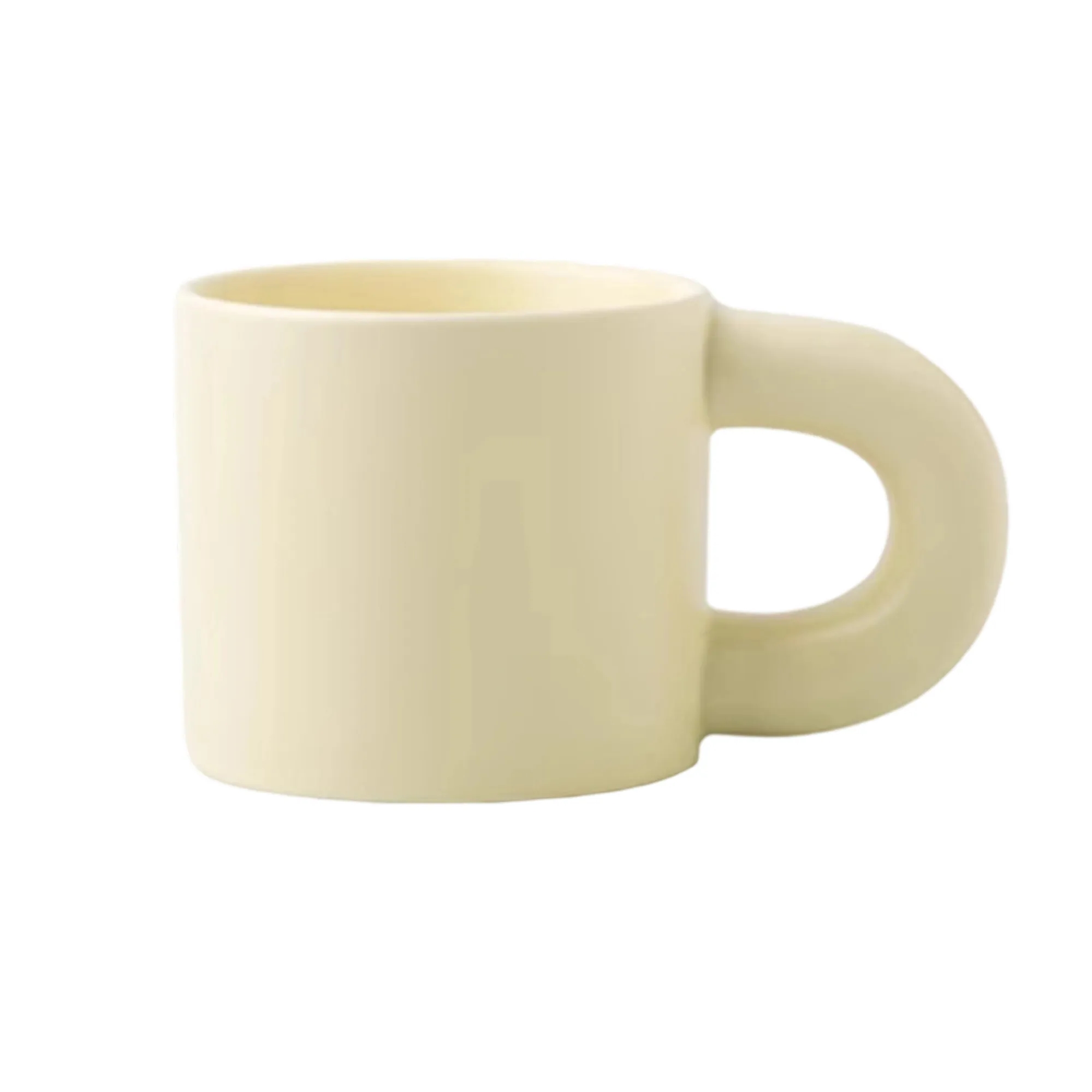 MOQ 50 11oz Chubby Ceramic Mug with Anti-Slip Base 9