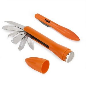 Stainless Steel Garlic Mincer Squeezer With Bottle Opener 8