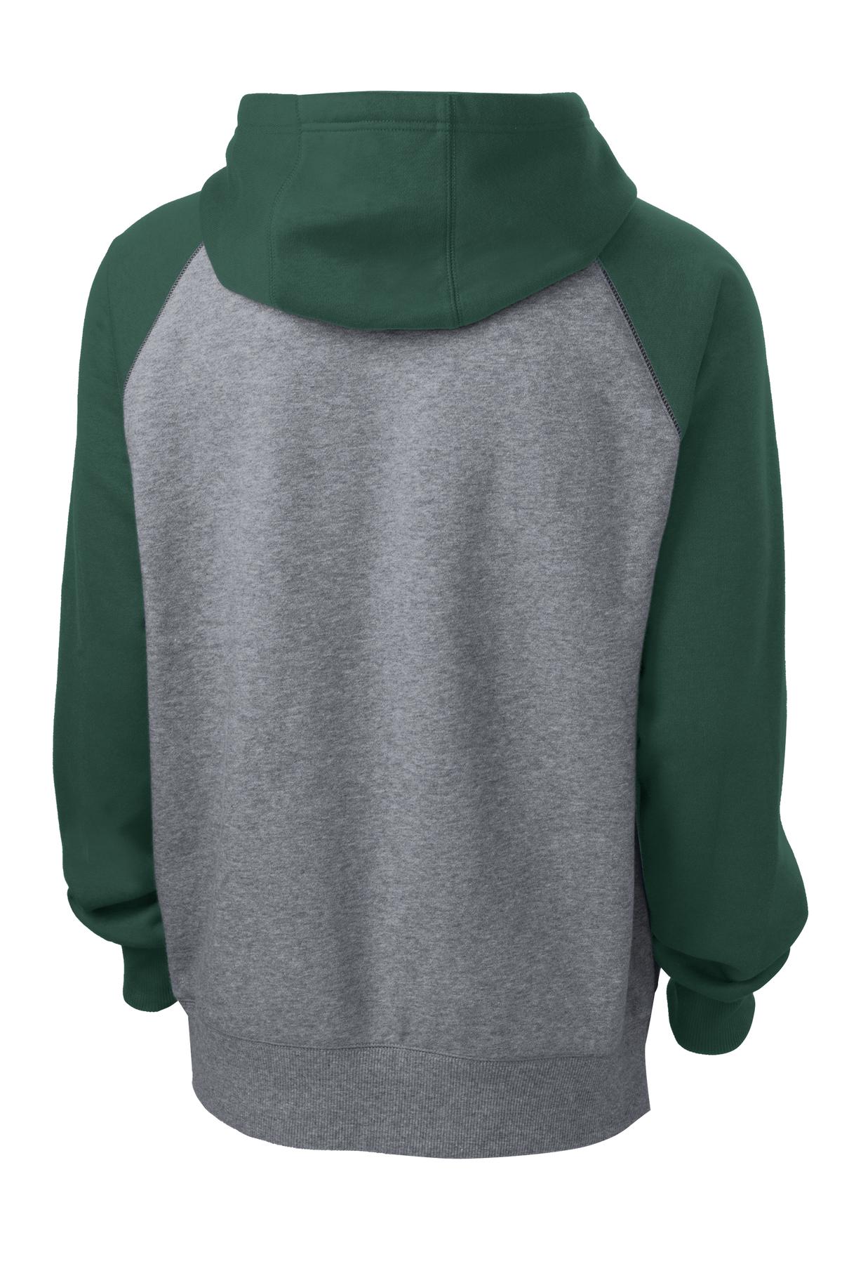 Sport-Tek Raglan Colorblock Pullover Hooded Sweatshirt. ST267 28