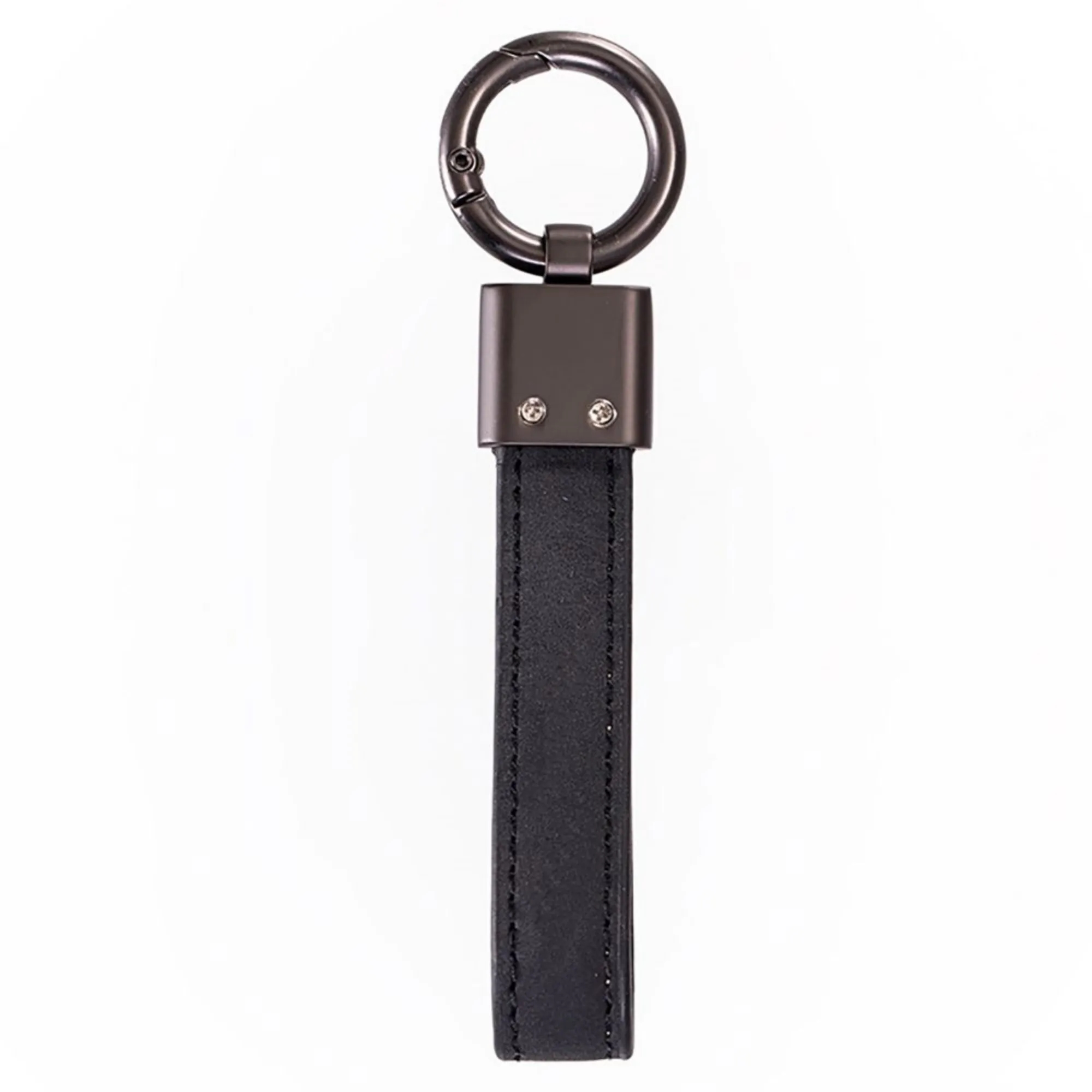 Metal Key Chain With Leather Belt 4