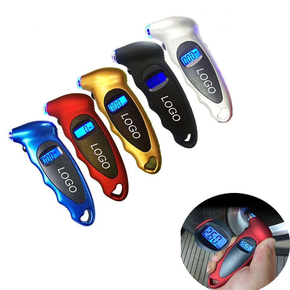 Digital Tire Pressure Gauge 150 PSI with backlit LCD 1
