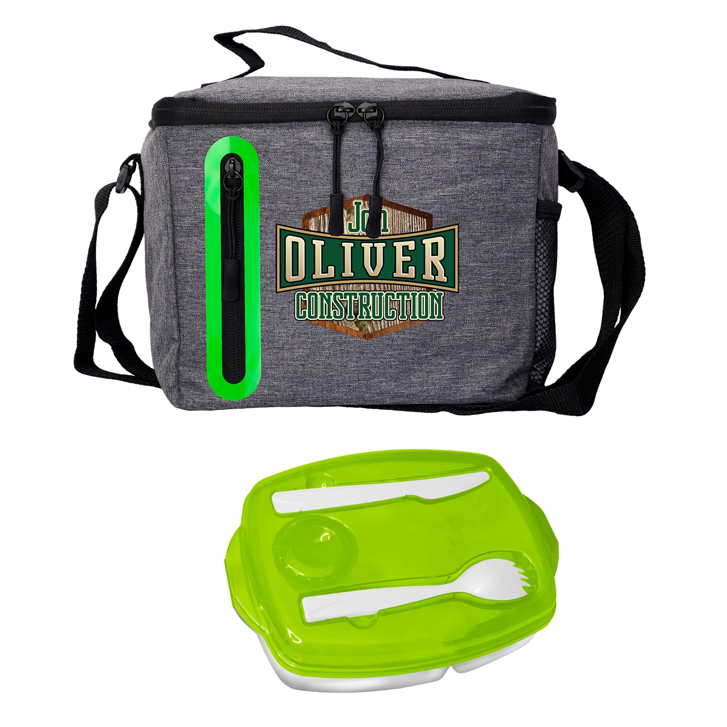 Locking Lid Oval Cooler Lunch Set 5
