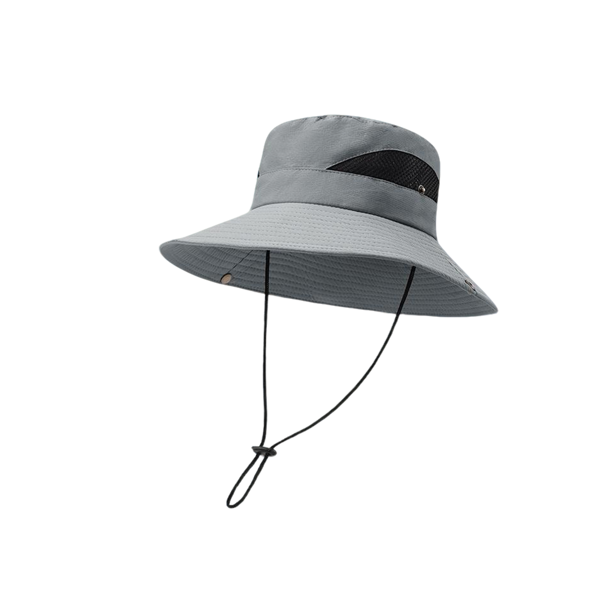 Wide Brim Bucket Hat With Adjustable Drawstring 2