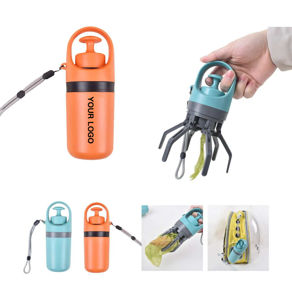 Portable Pet Poop Grabber with Strong Claws 2
