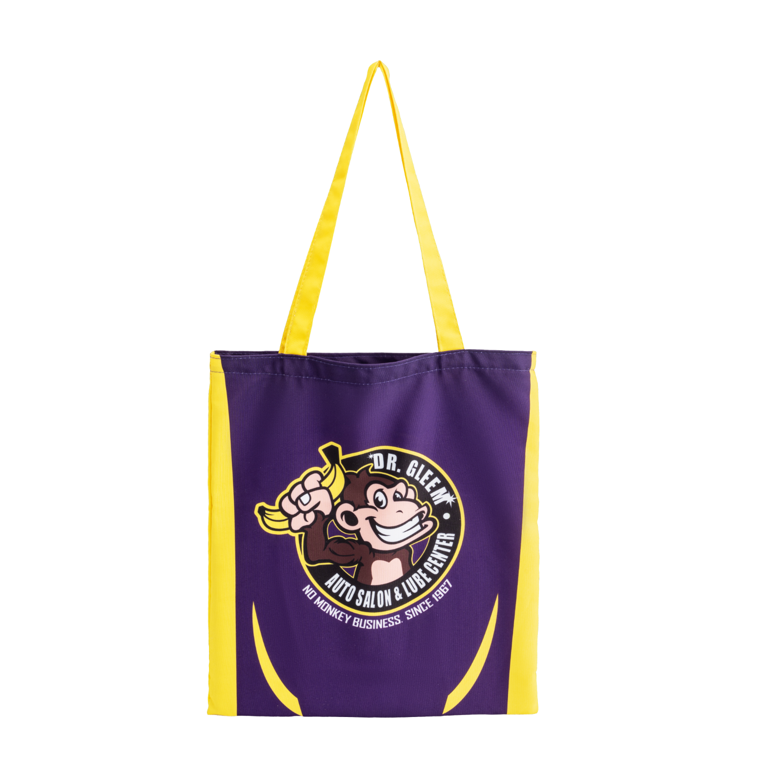 12 Oz Sublimated Sturdy Poly Canvas Tote Bag (14" x 16") 1