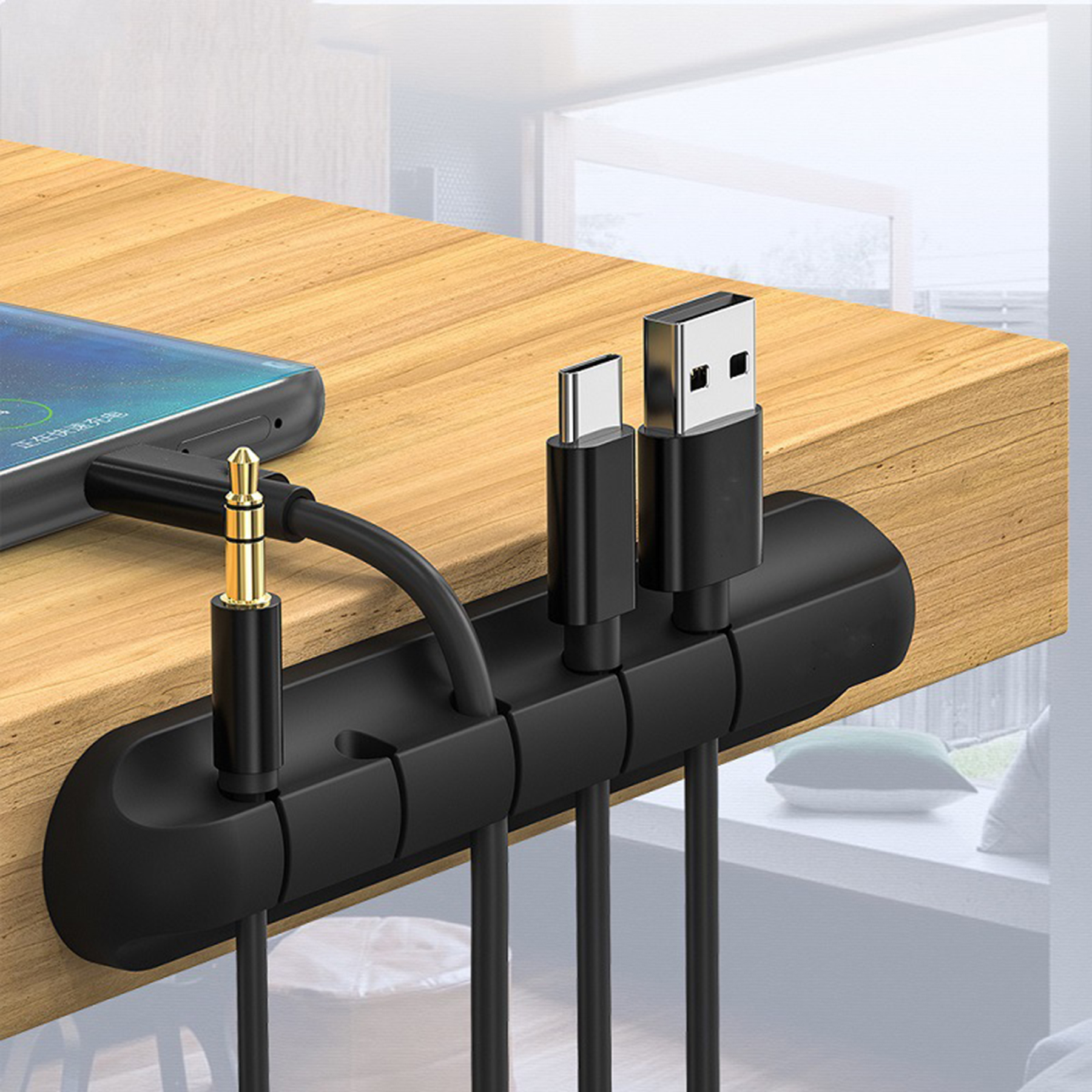 Desk Cable Holder 3