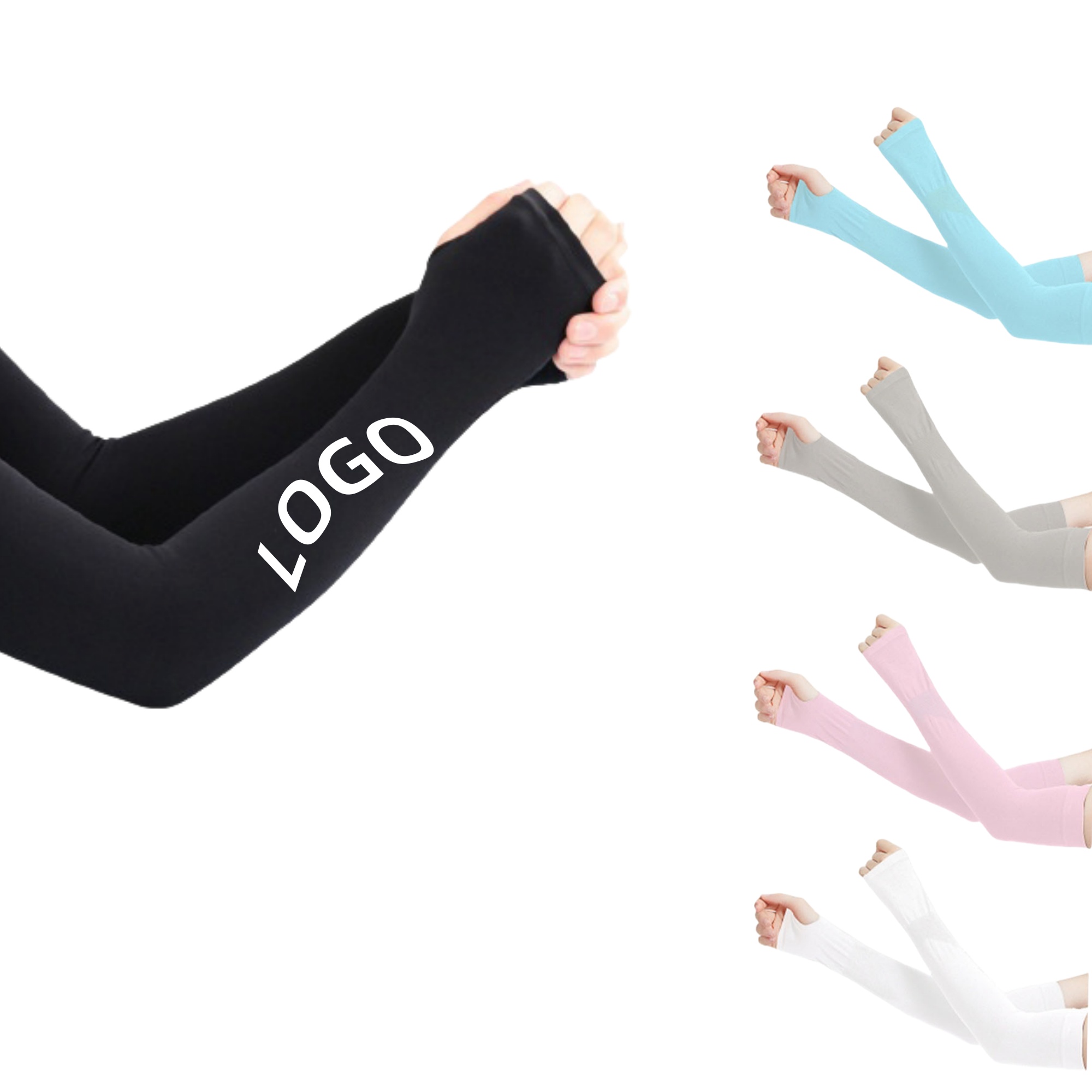 Driving and Cycling UV-Protective Silk Arm Covers 2