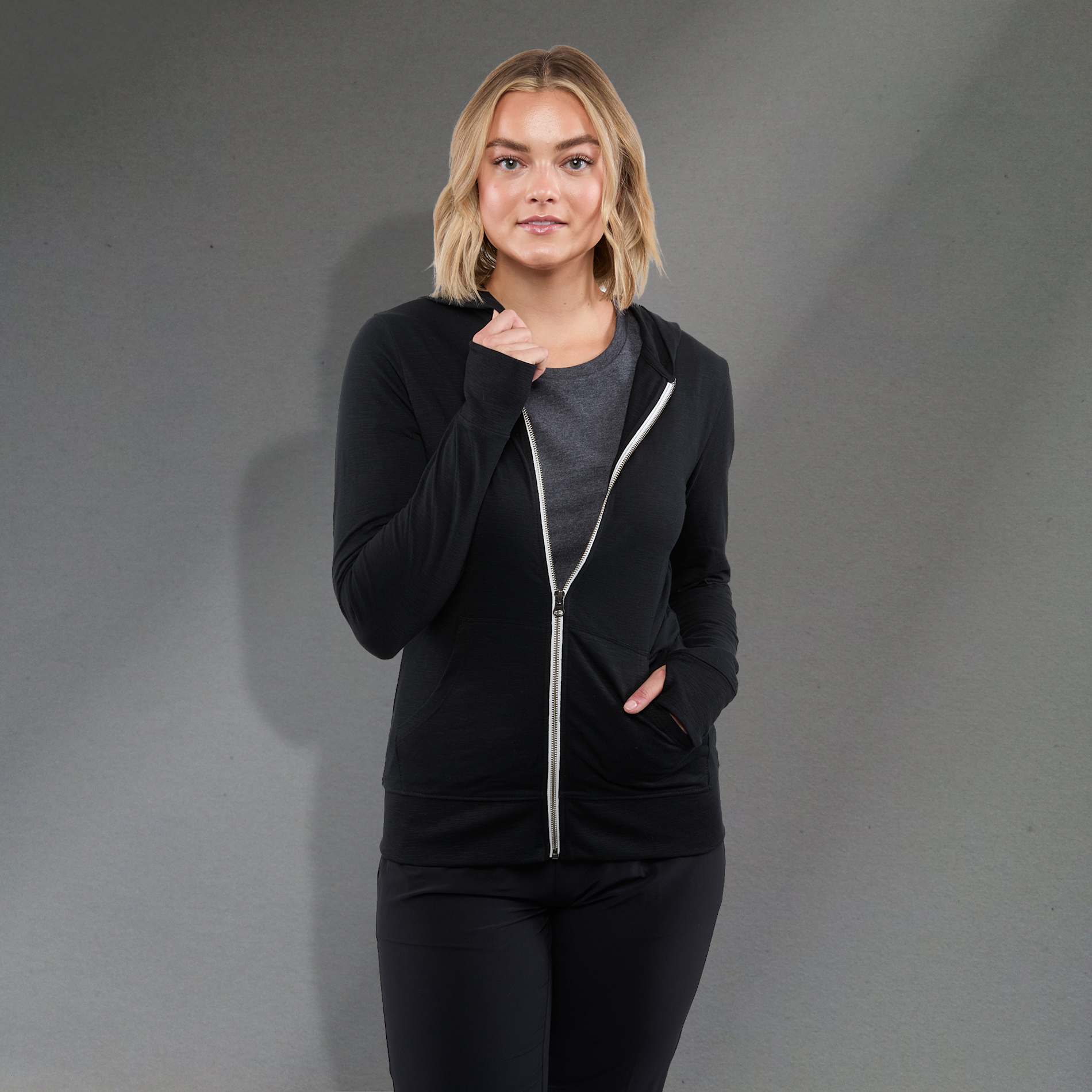 Women's Garner Knit Full Zip Hoody 61