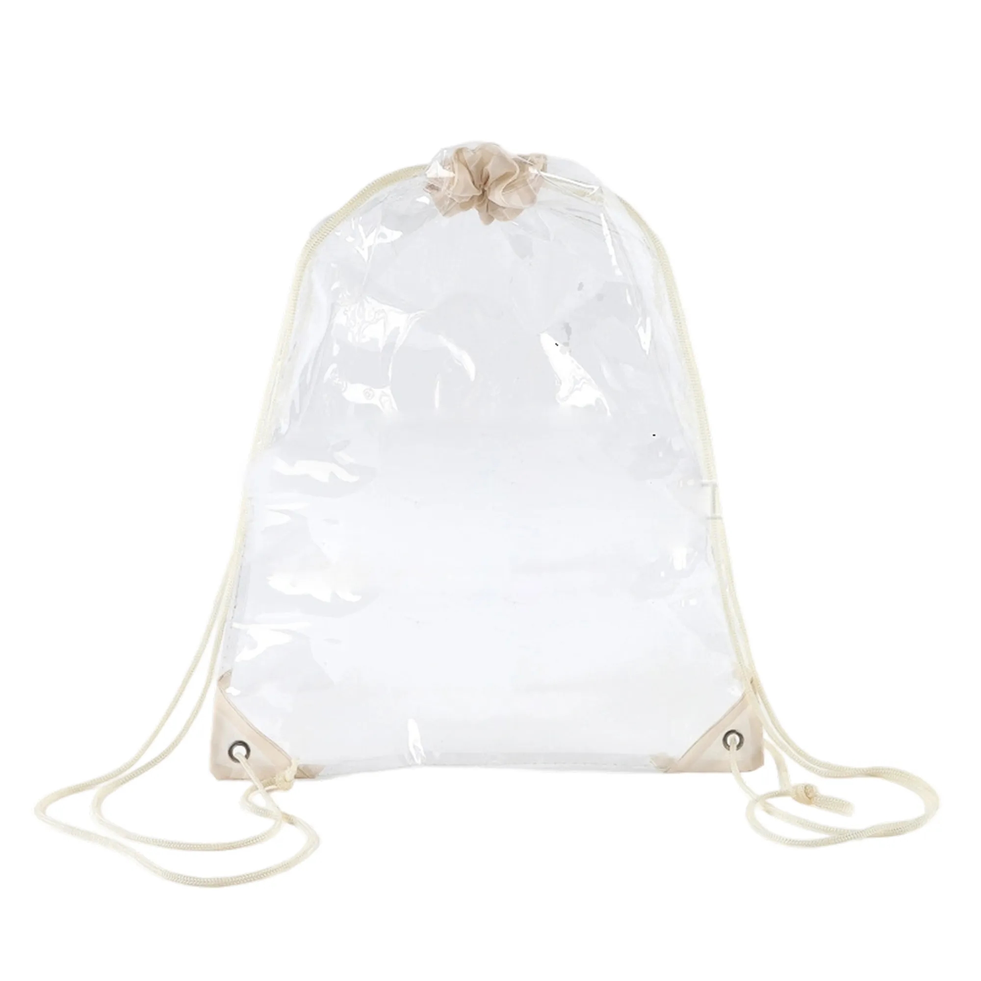Drawstring Backpack Bag with Waterproof PVC 6