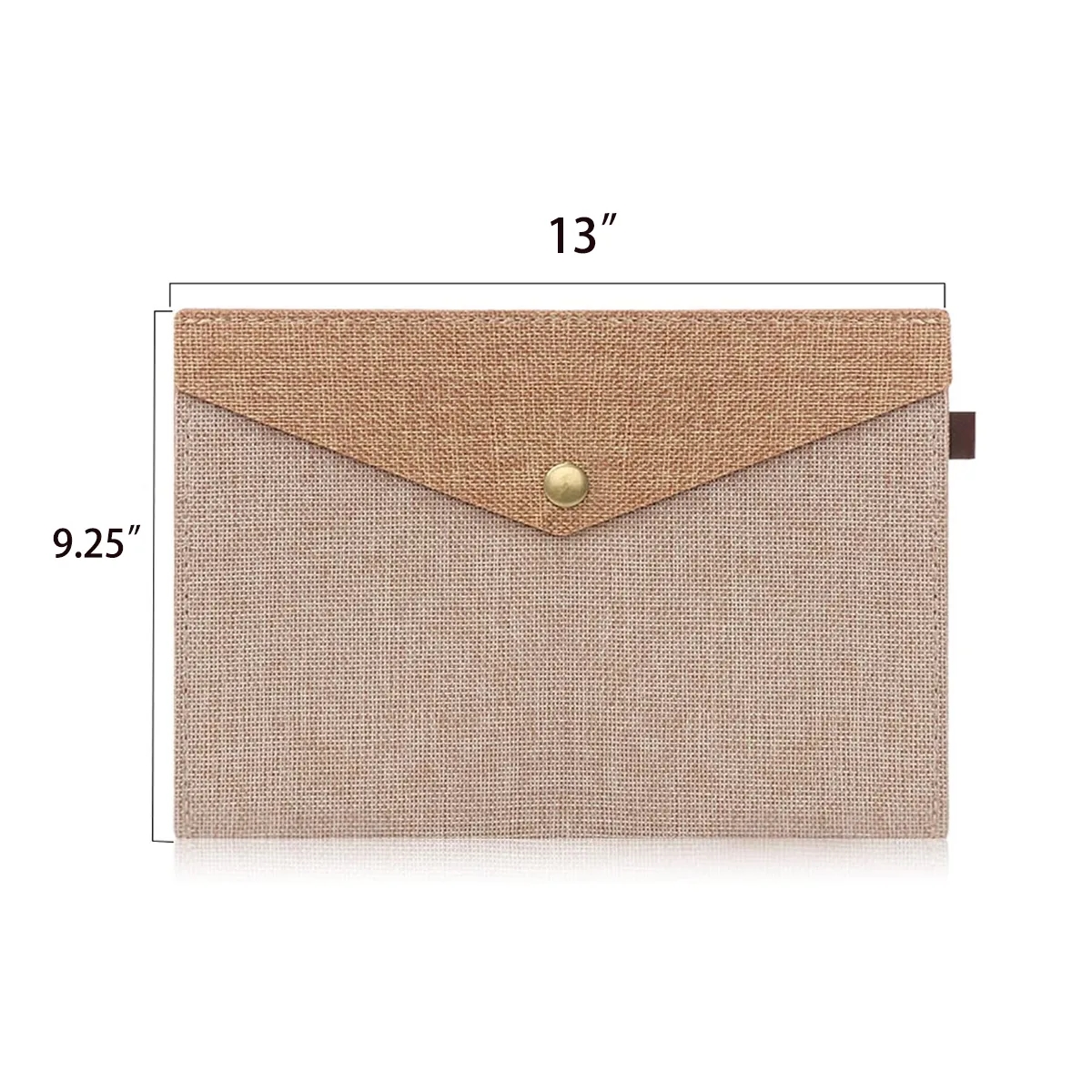 Linen Felt Envelope Expandable Folder Portable Case Storage 1