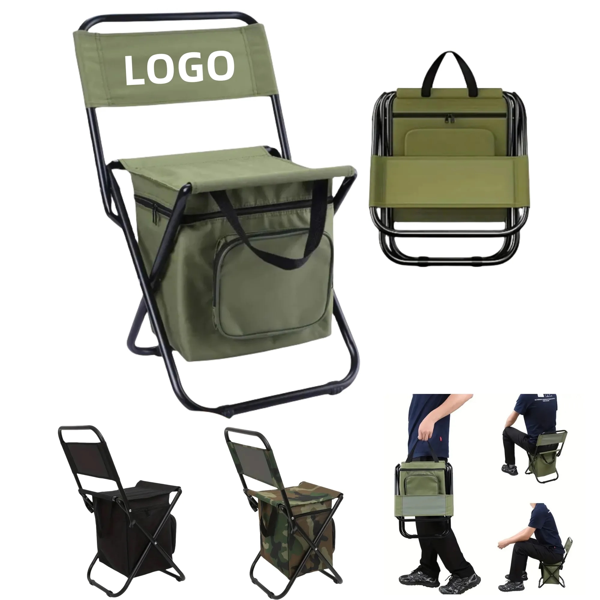 Outdoor Portable Folding Backpack Chair 3