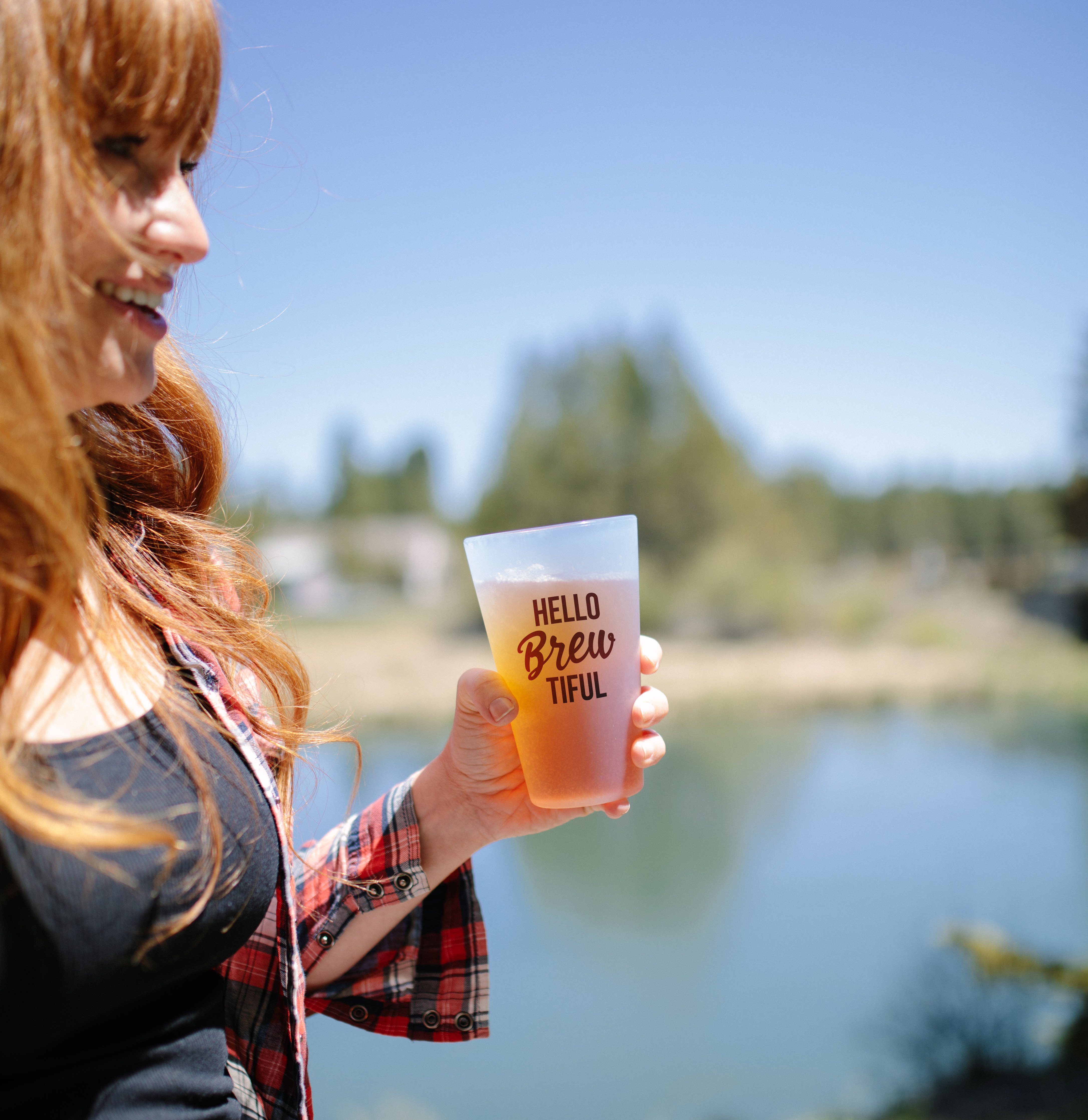 Silipint® Straight Up Pint Glass - 16 oz. 3