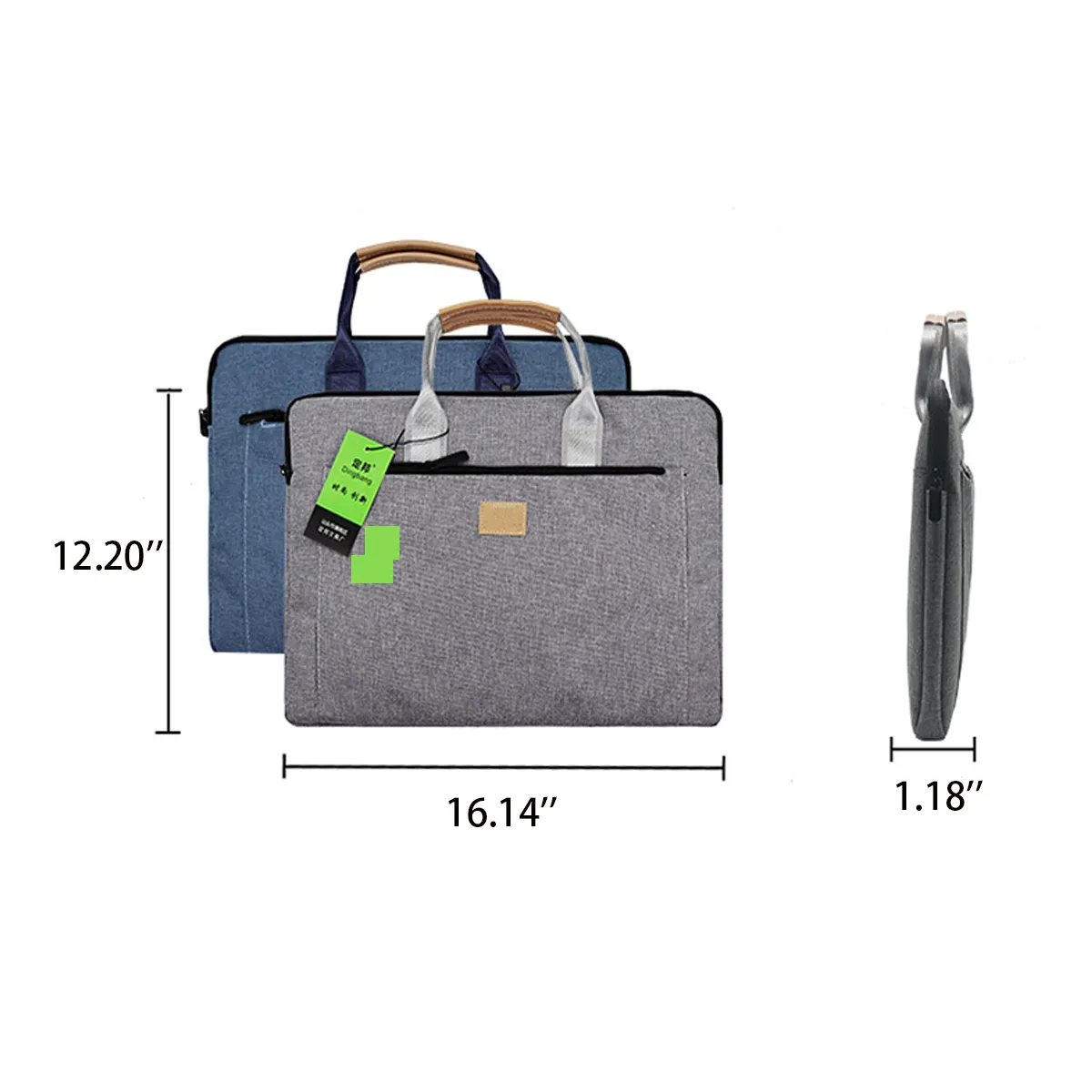 Waterproof Shockproof Slim Case with Pockets Laptop Handbag 4