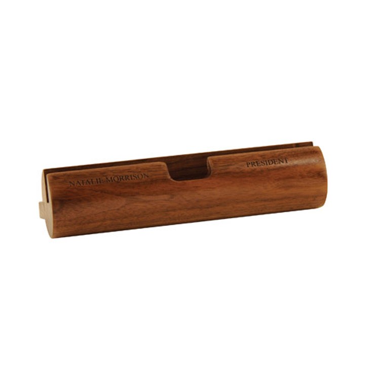 Walnut iPad Holder with Laser Engraving 1