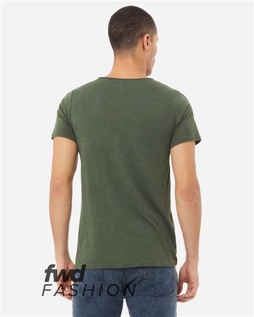 Unisex FWD Fashion Triblend Raw Neck Tee - 3414 31