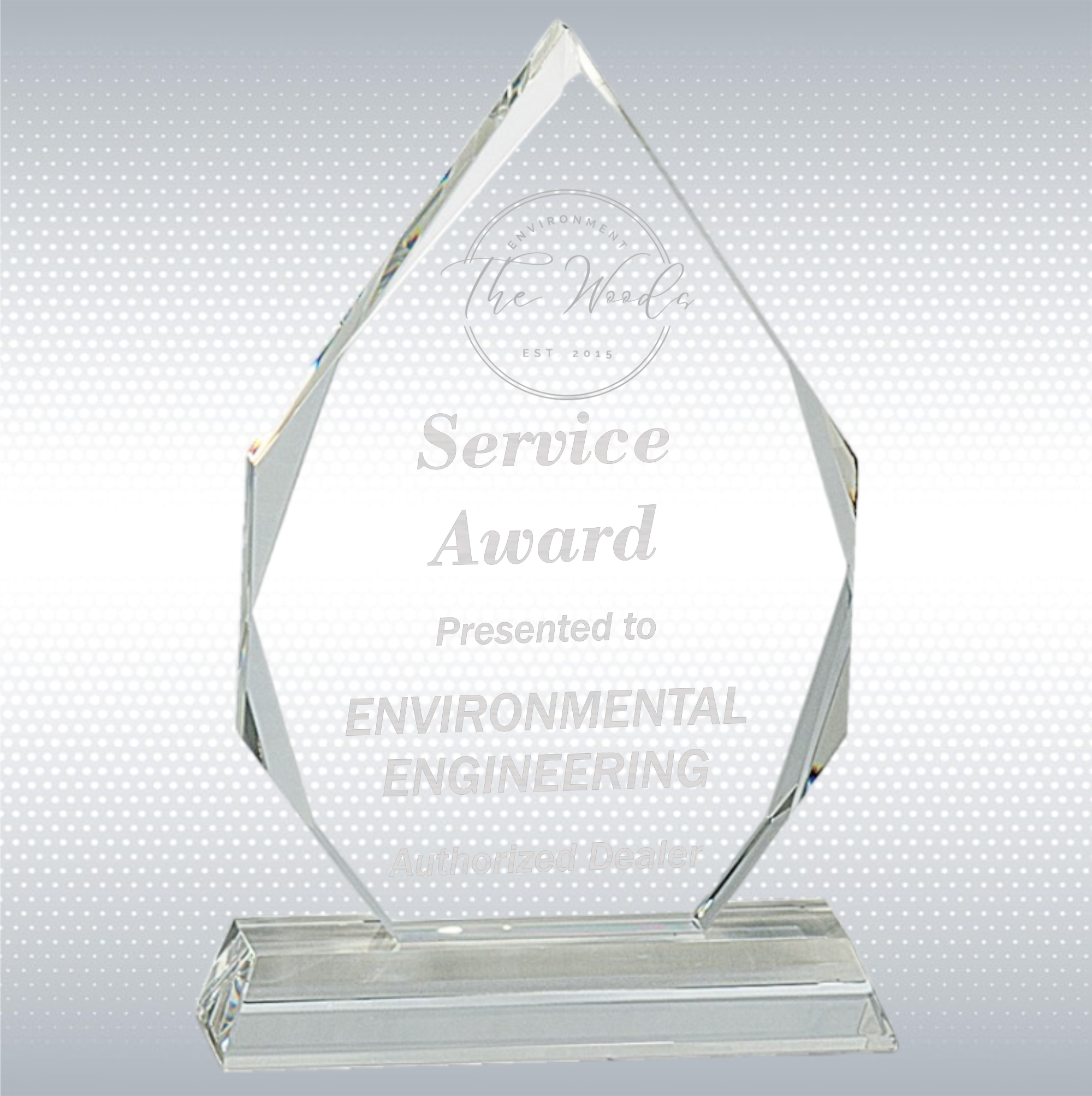 Prism Optical Crystal Award (9"x 5.5") 4