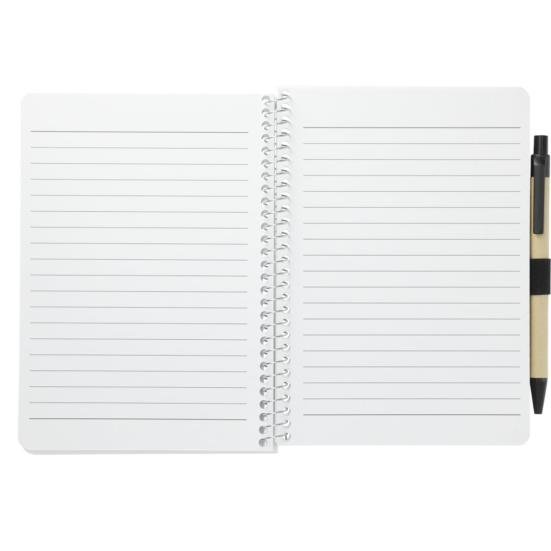 FSC® Mix 5" x 7" Spiral Notebook with Pen 63