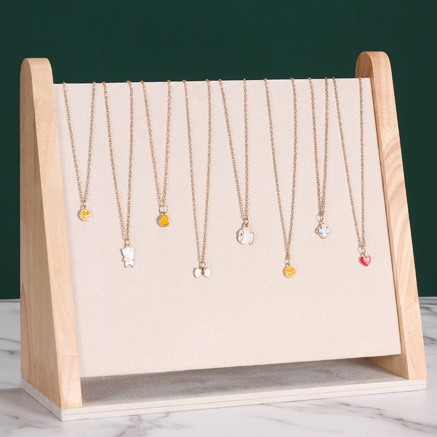 Wooden necklace & bracelet Jewelry holder 1