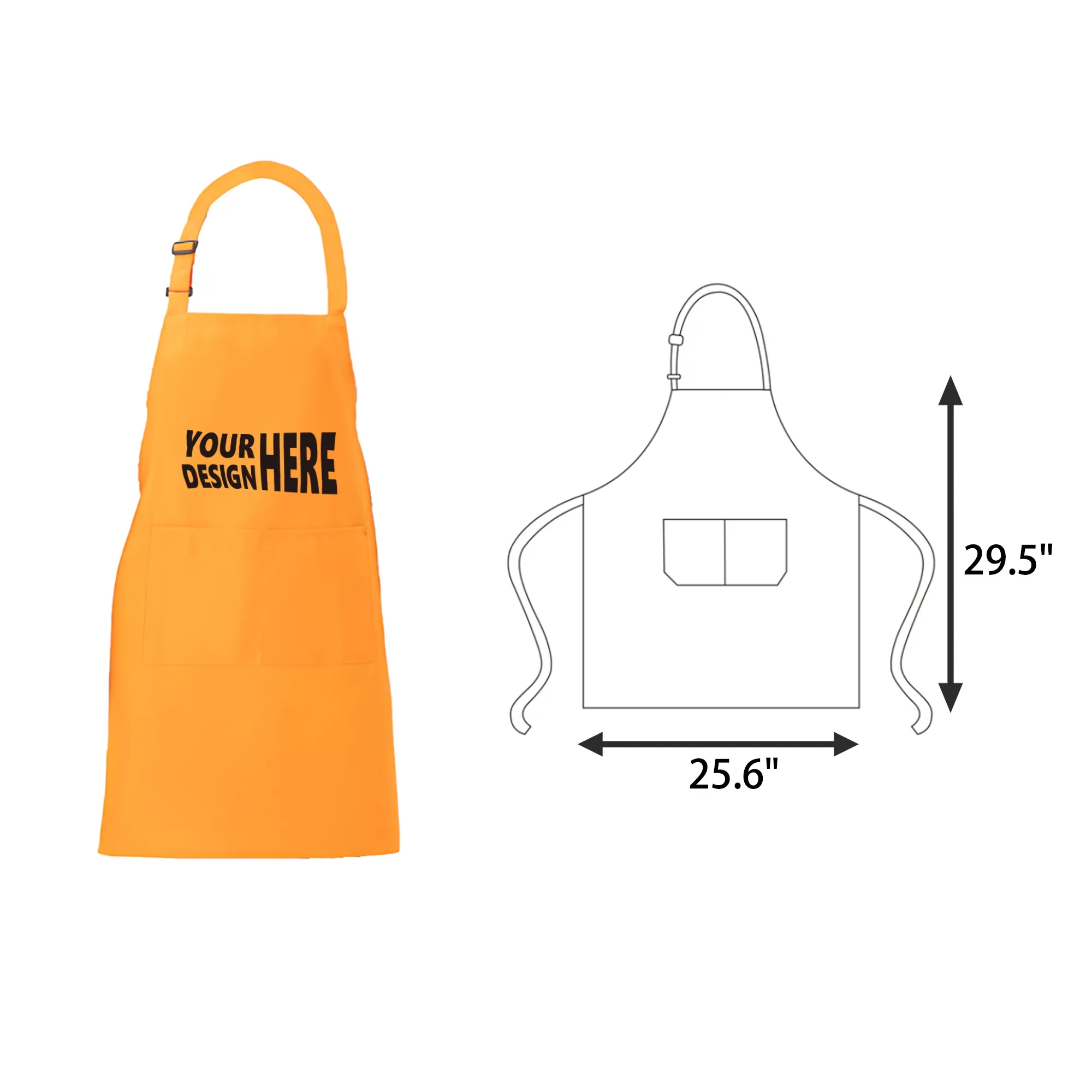 MOQ 20 PCS Waterproof Apron 2