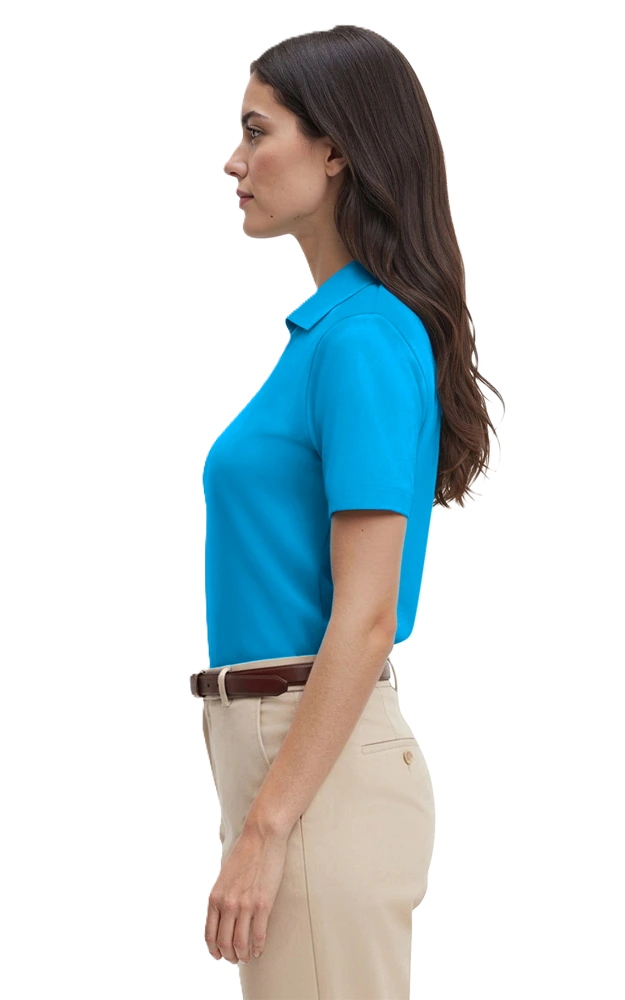 Ladies' Superblend V-Neck Polo 49