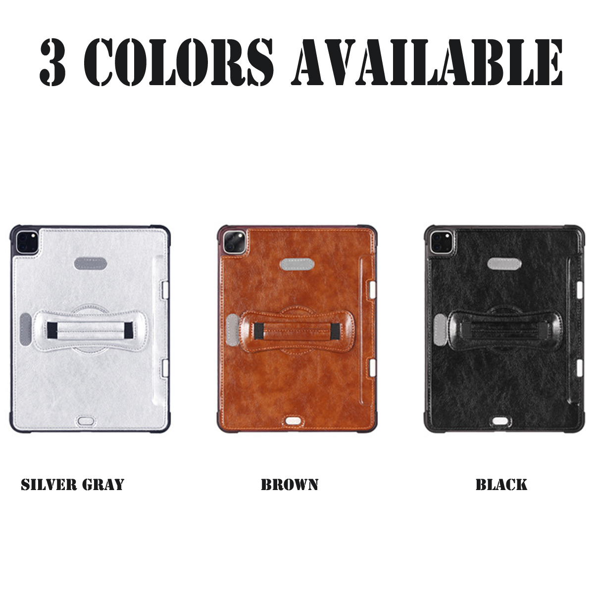 Tablet Leather Wallet Case with Handle 2