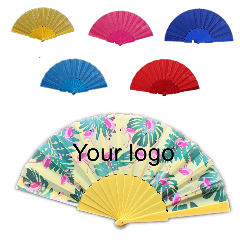 Folding Plastic Hand Fan 1