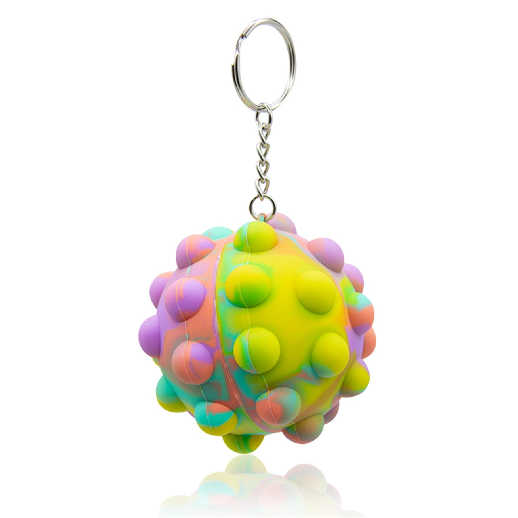Push Bubble Squeeze Ball Toy Key Chain 15