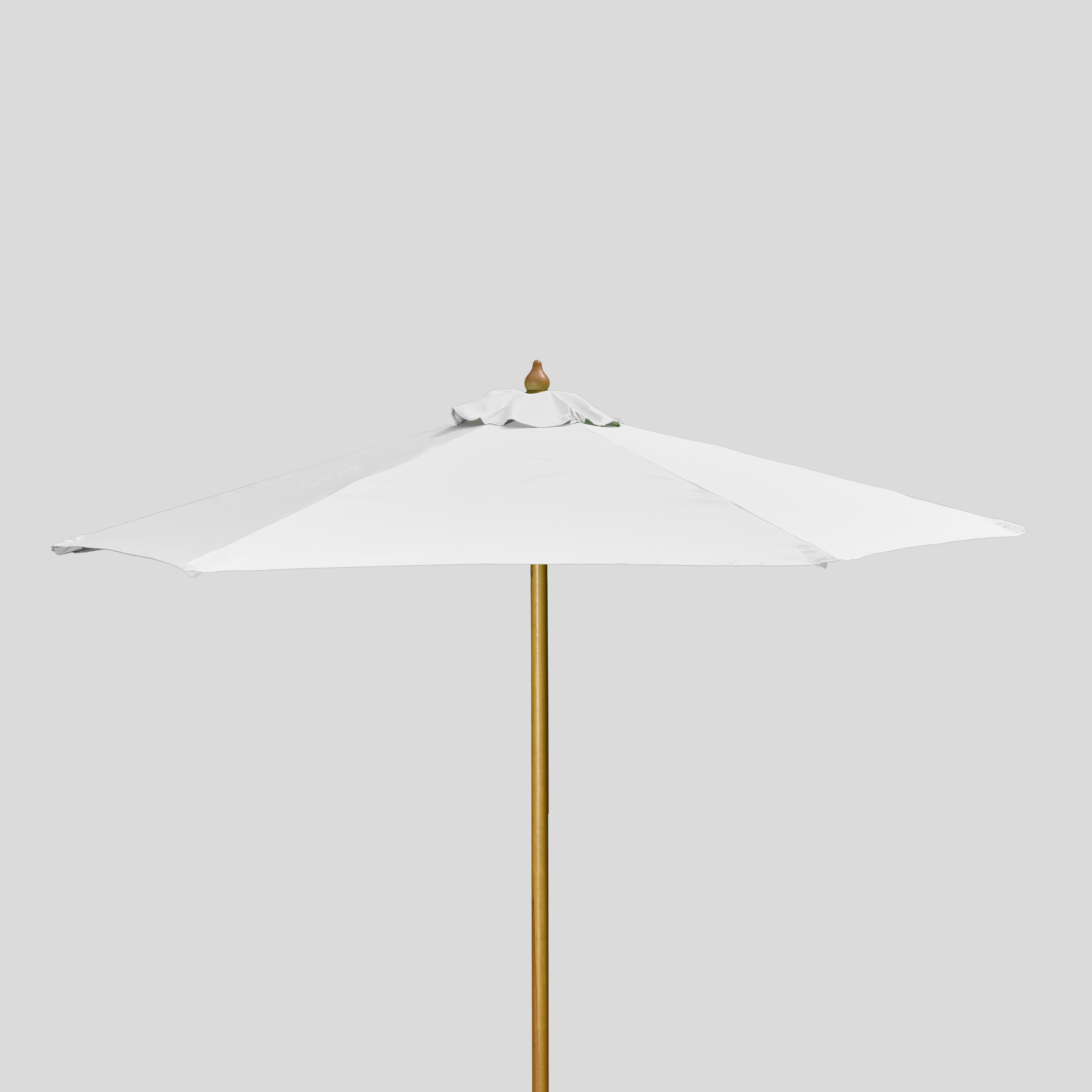 7' Wood Market Umbrella