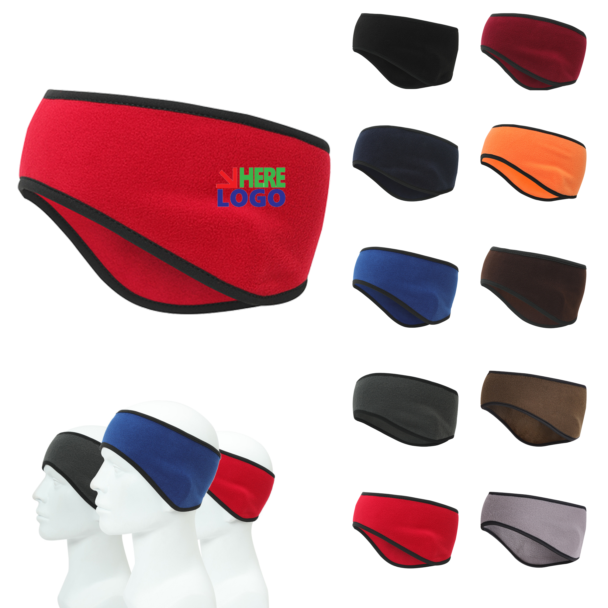 Velvet Earmuffs And Windproof Cycling Sports Headband 4