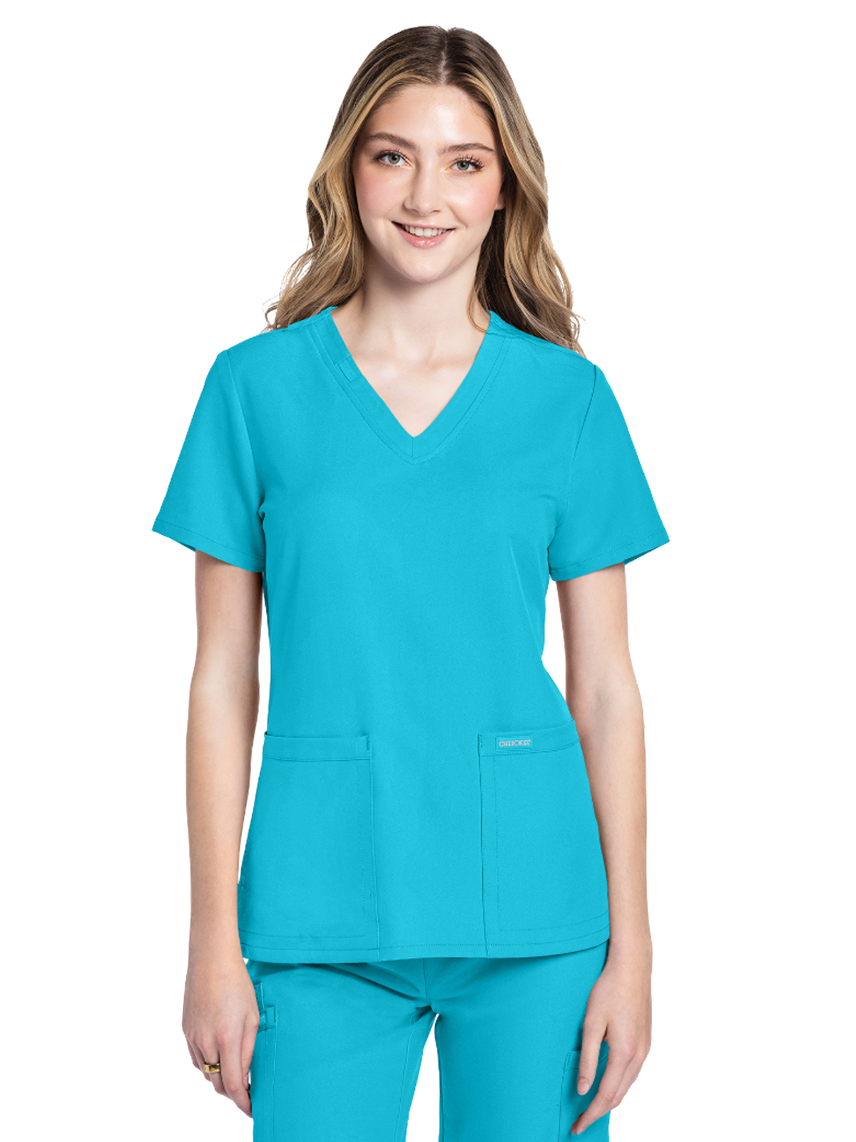 Cherokee - WW Originals Ultra - Women's 2-Pocket V-Neck Top 24
