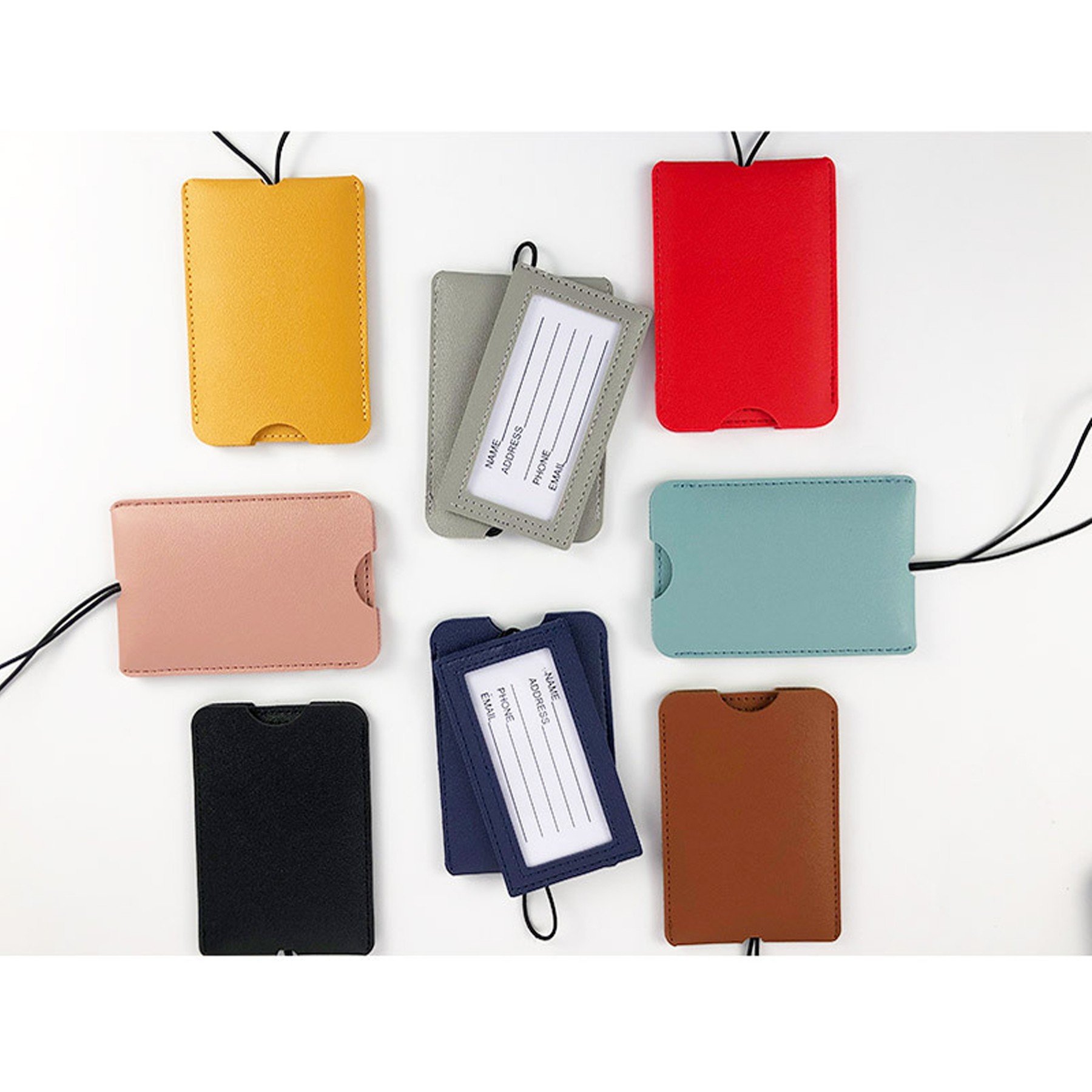 Pu Leather Luggage Tag 2