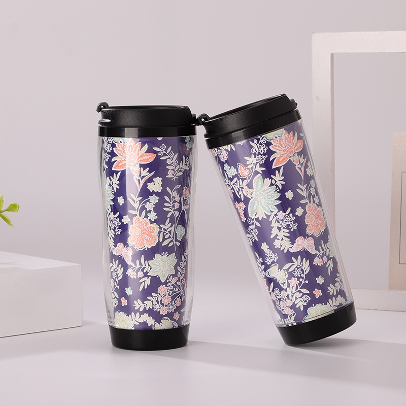 Double Wall Plastic Travel Mug 2
