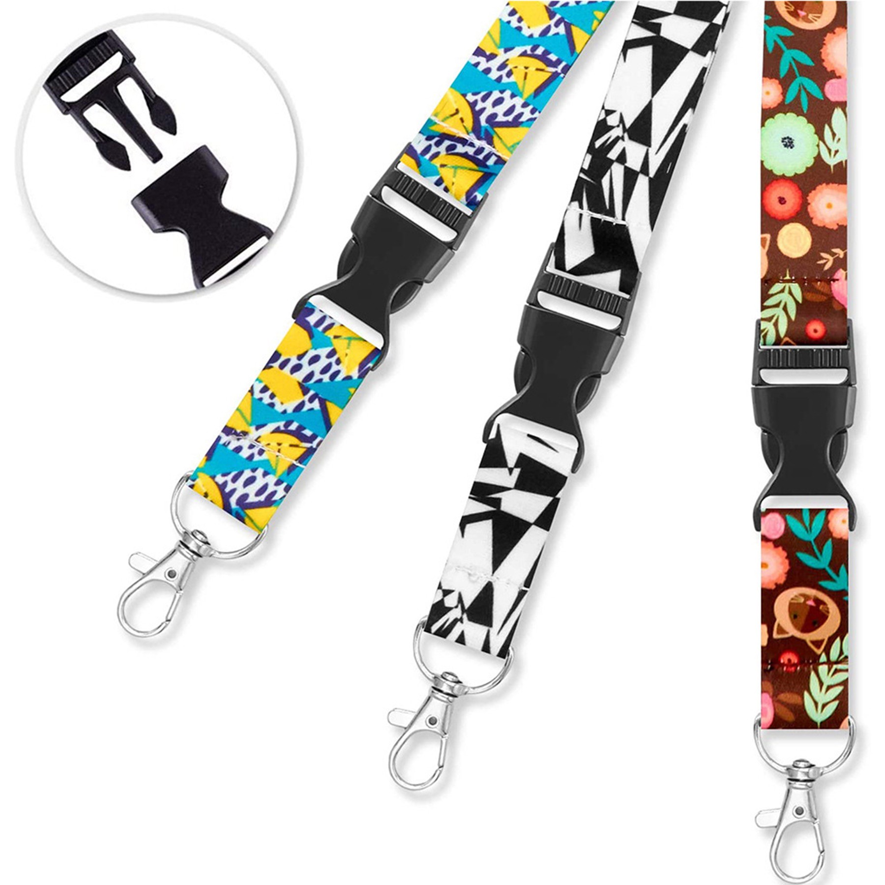 Custom Lanyard With Id Badge Reel Combo 2