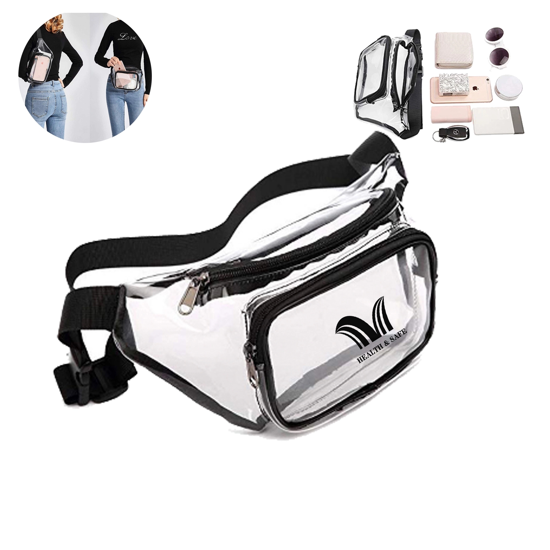 Waterproof Clear Waist Bag 4