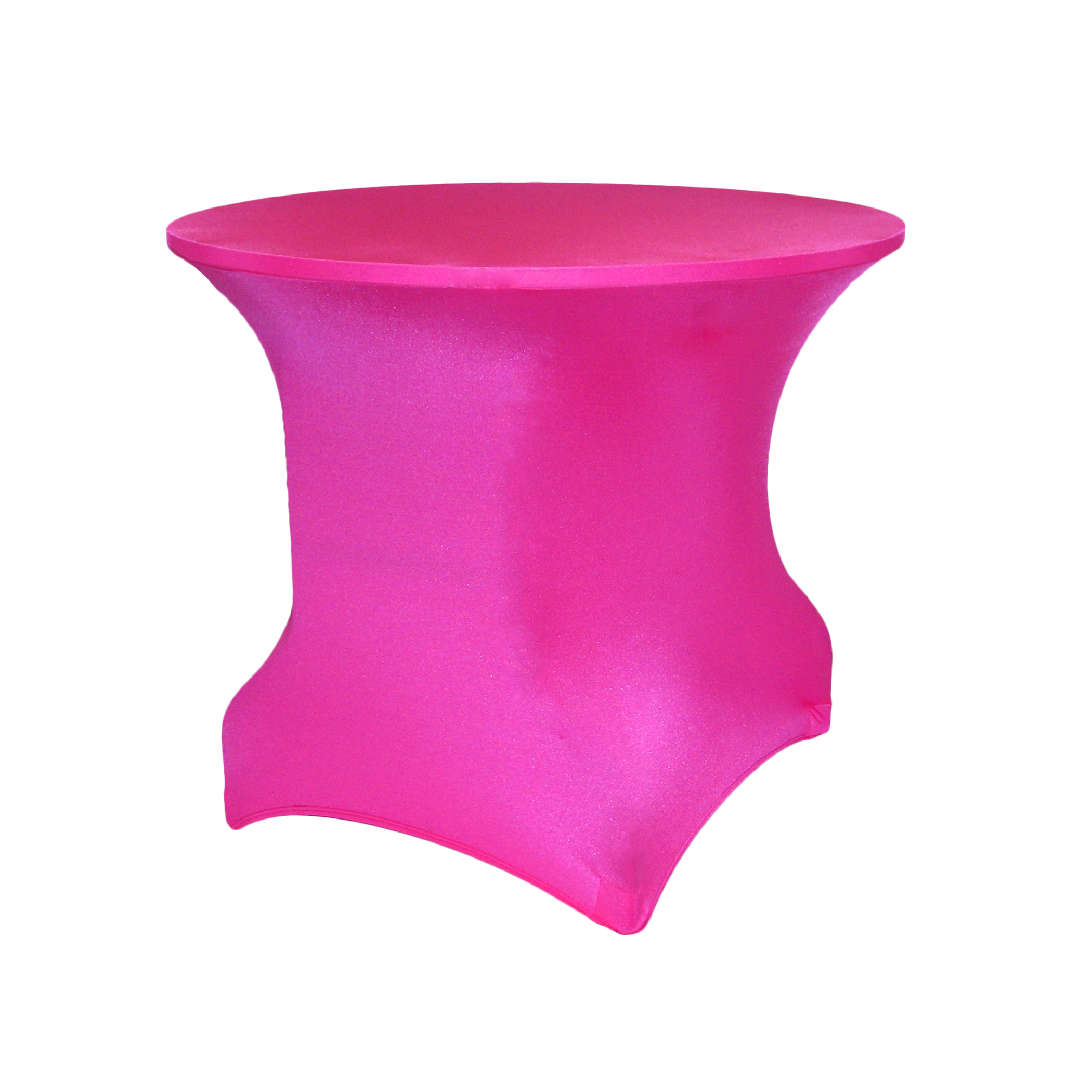 Non-Printed 60" Round Spandex Stretch Table Cover 20