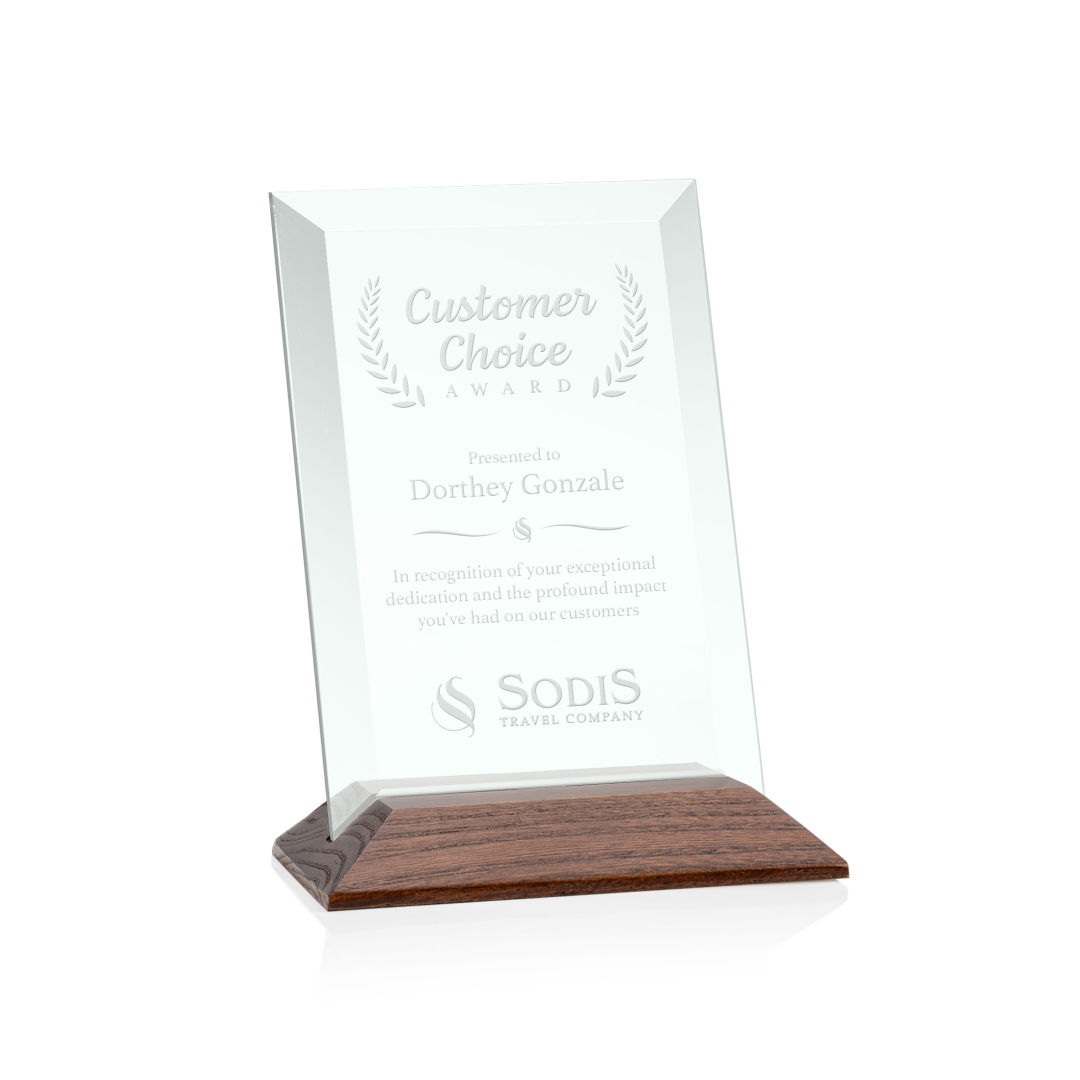 Embassy Award - Jade/Walnut (Vert) 4